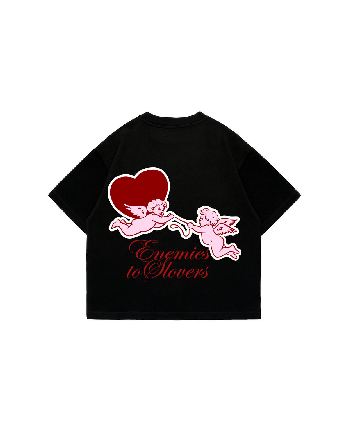 Enemies To Lover - Premium Boxy T-Shirt Black
