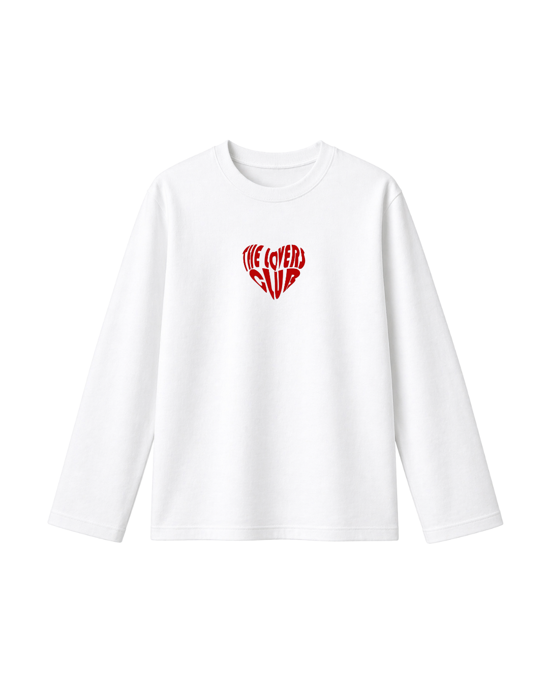 The lovers club- Camiseta manga larga white puff