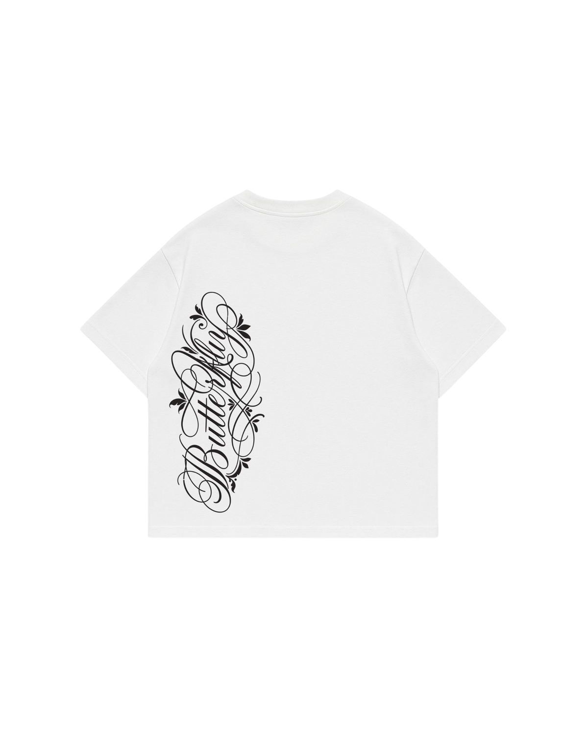 Butterfly - Premium Boxy T-Shirt white Puff