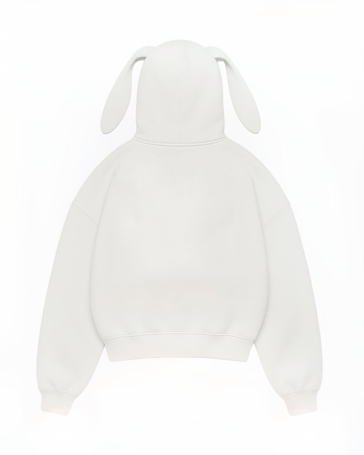 Basic White - Hoodie Bunny