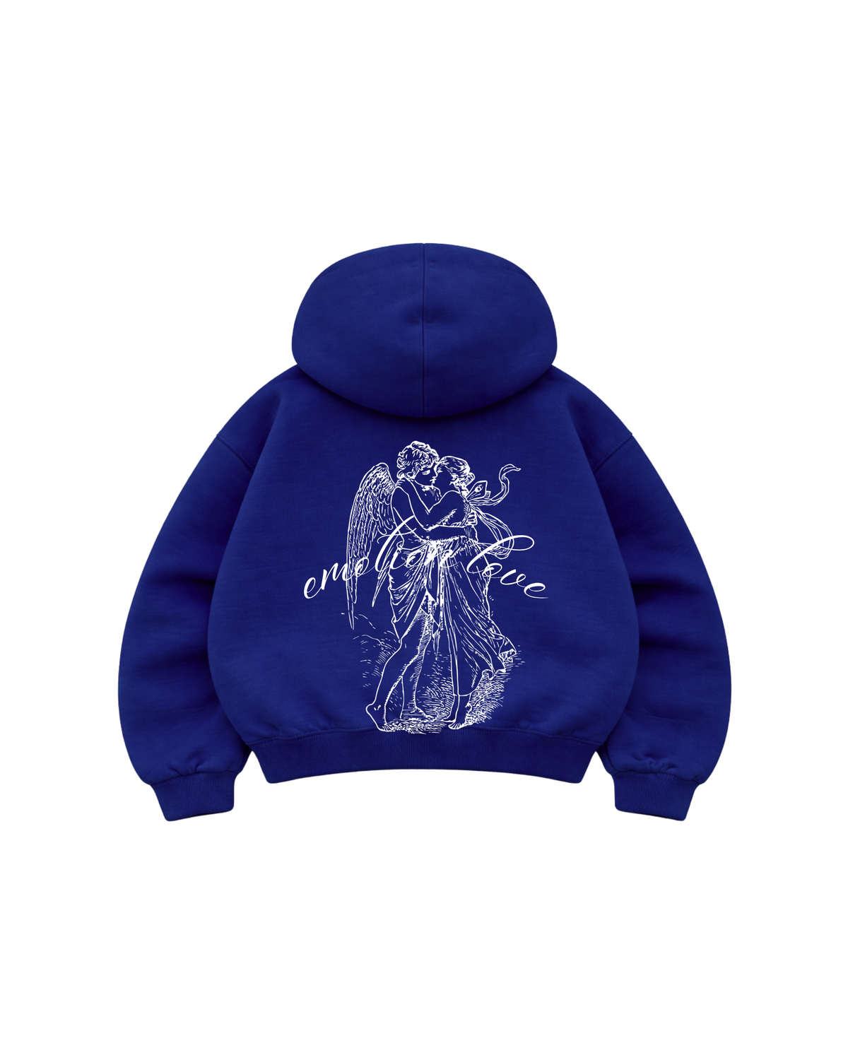 In Love - Hoodie Mangas Globo Blue France Puff