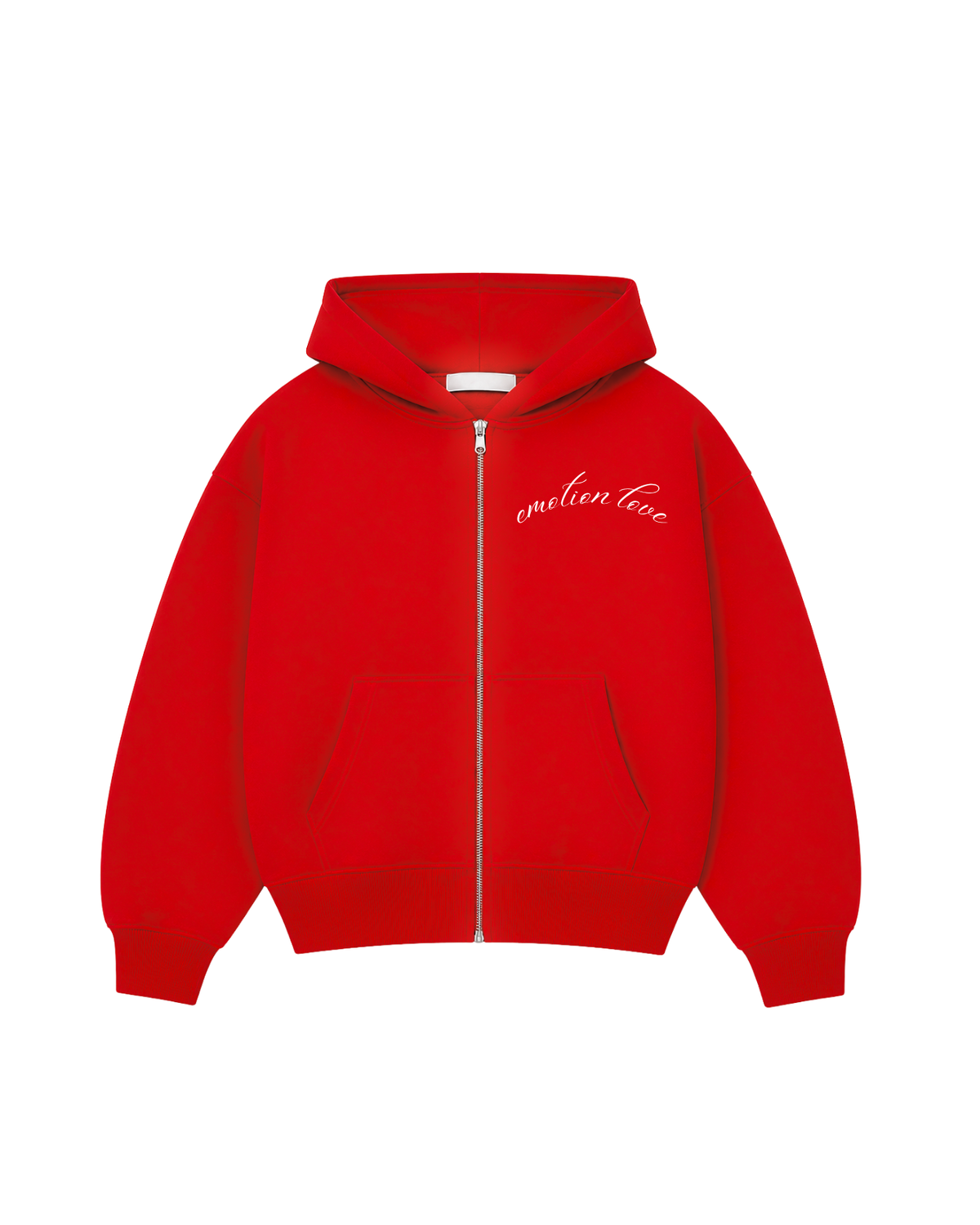 In Love - Hoodie zip Clásico red