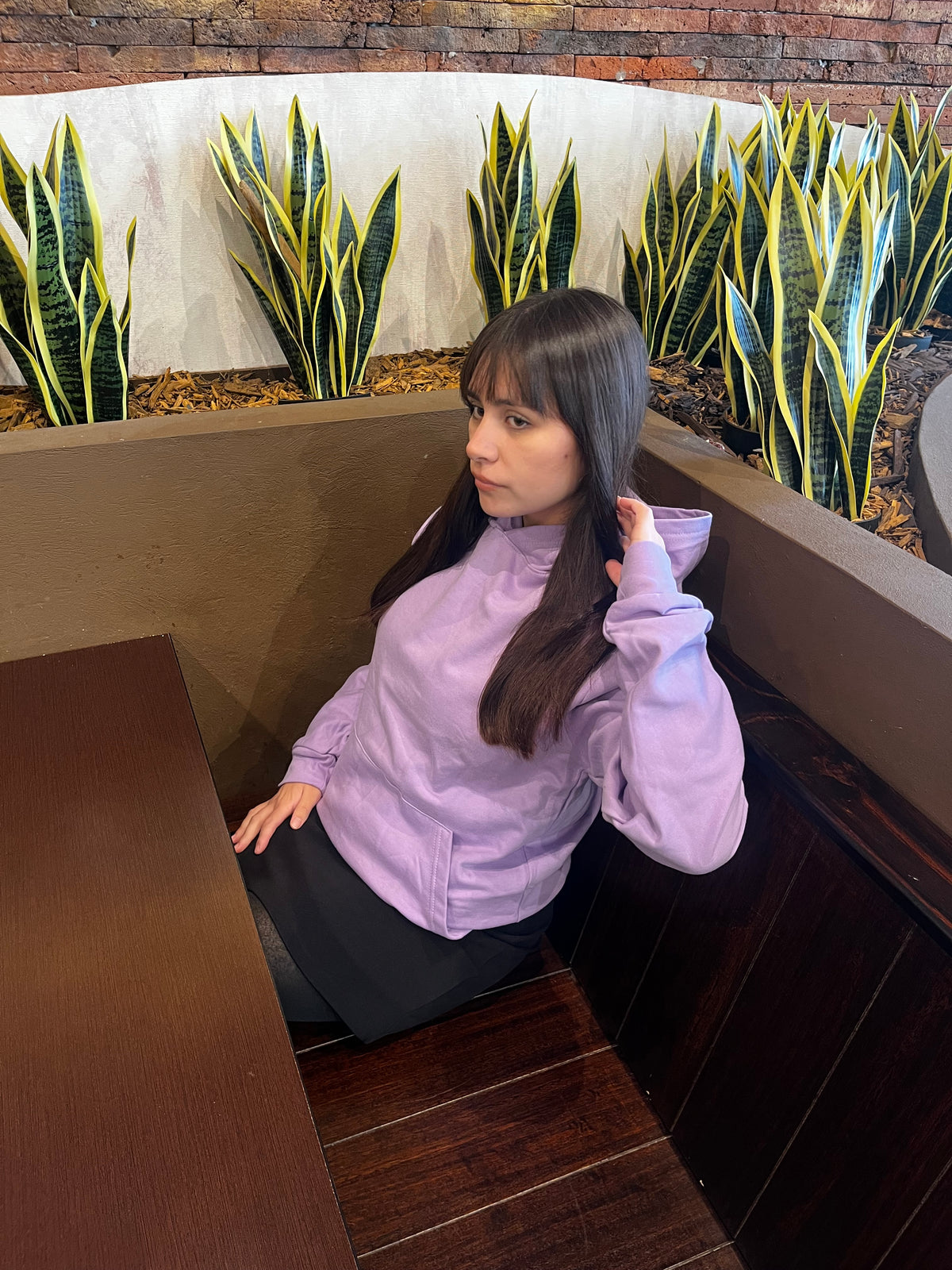 Basic lila - Hoodie Classic