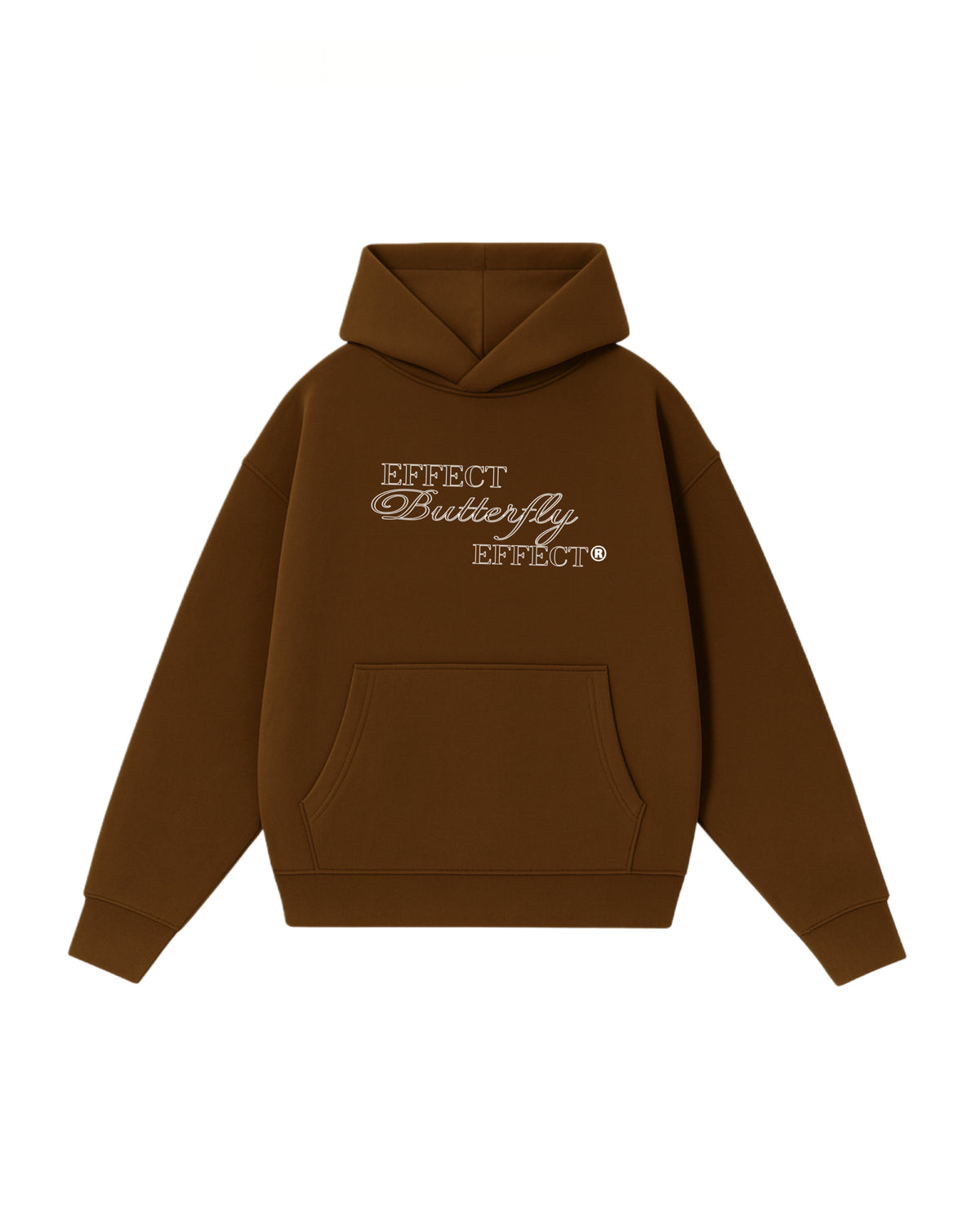 Effect Butterfly Angel - Hoodie Clásico coffe