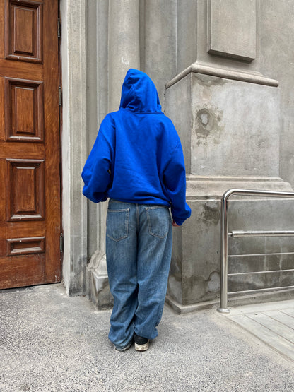 Basic Blue - Hoodie Mangas Globo