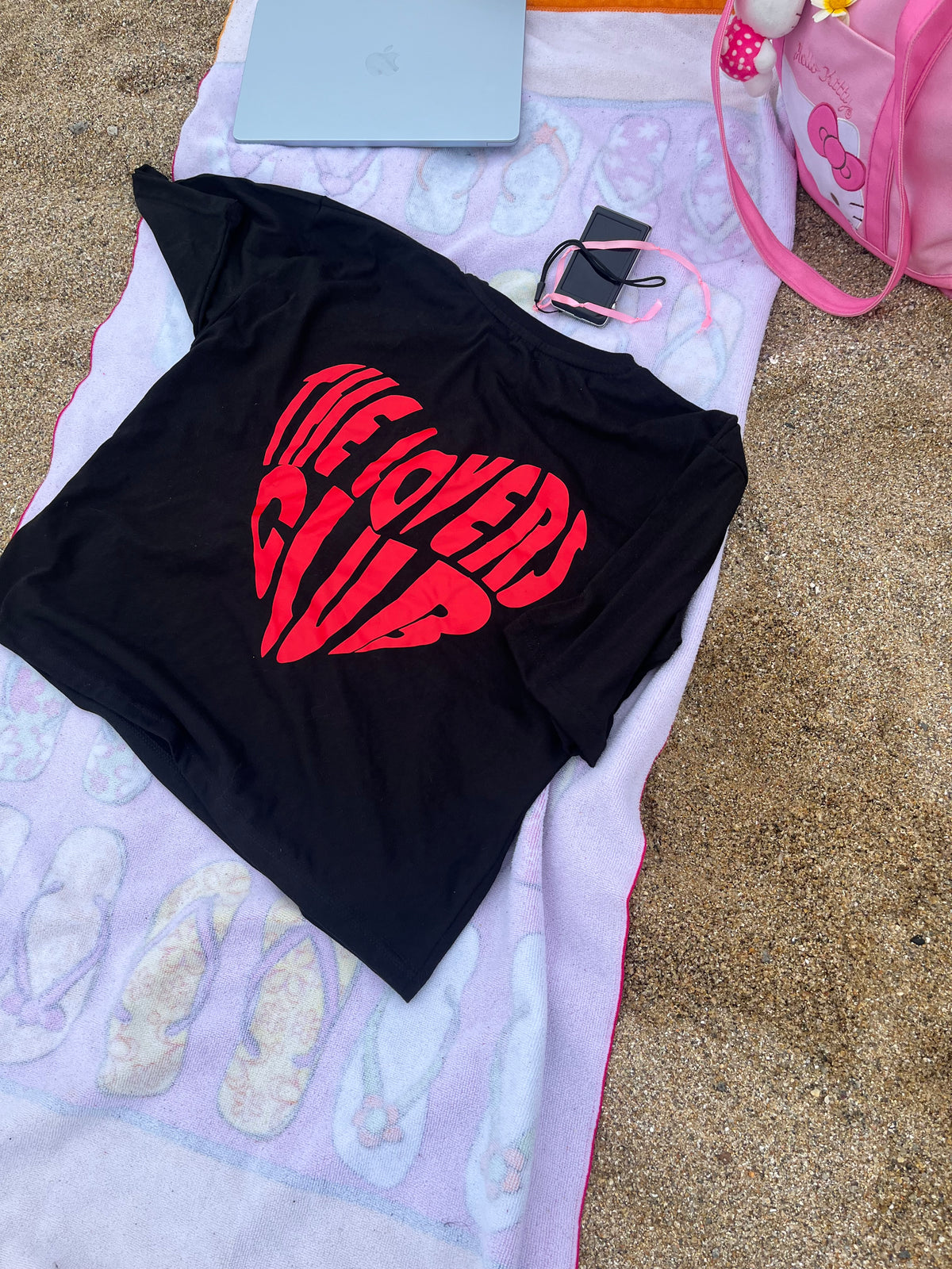 The Lovers Club -  Premium Boxy T-Shirt black puff