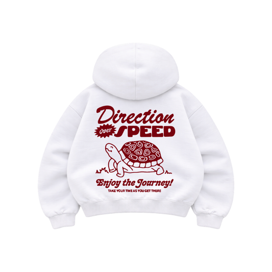 Speed - Hoodie Mangas Globo White