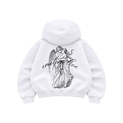 In Love - Hoodie Mangas Globo White