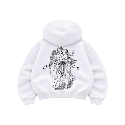 In Love - Hoodie Mangas Globo White