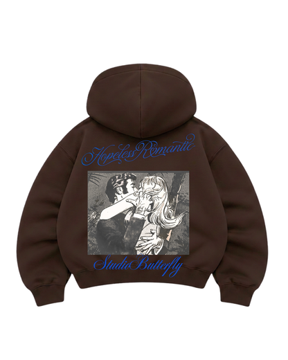 Hopeless - Hoodie Mangas Globo Coffe Zip