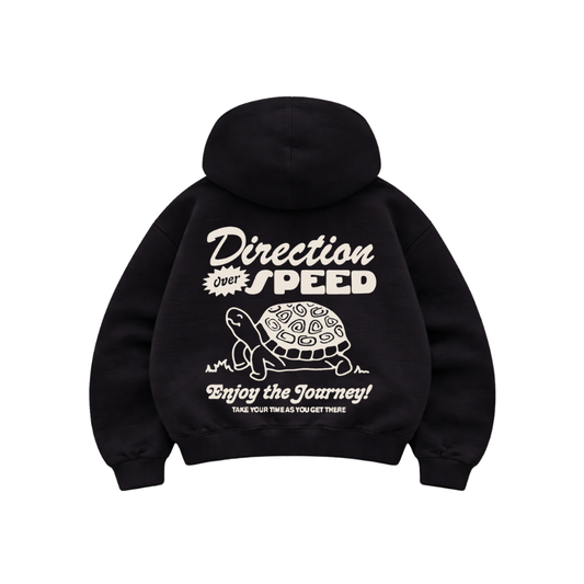 Speed - Hoodie Zip Mangas Globos Black