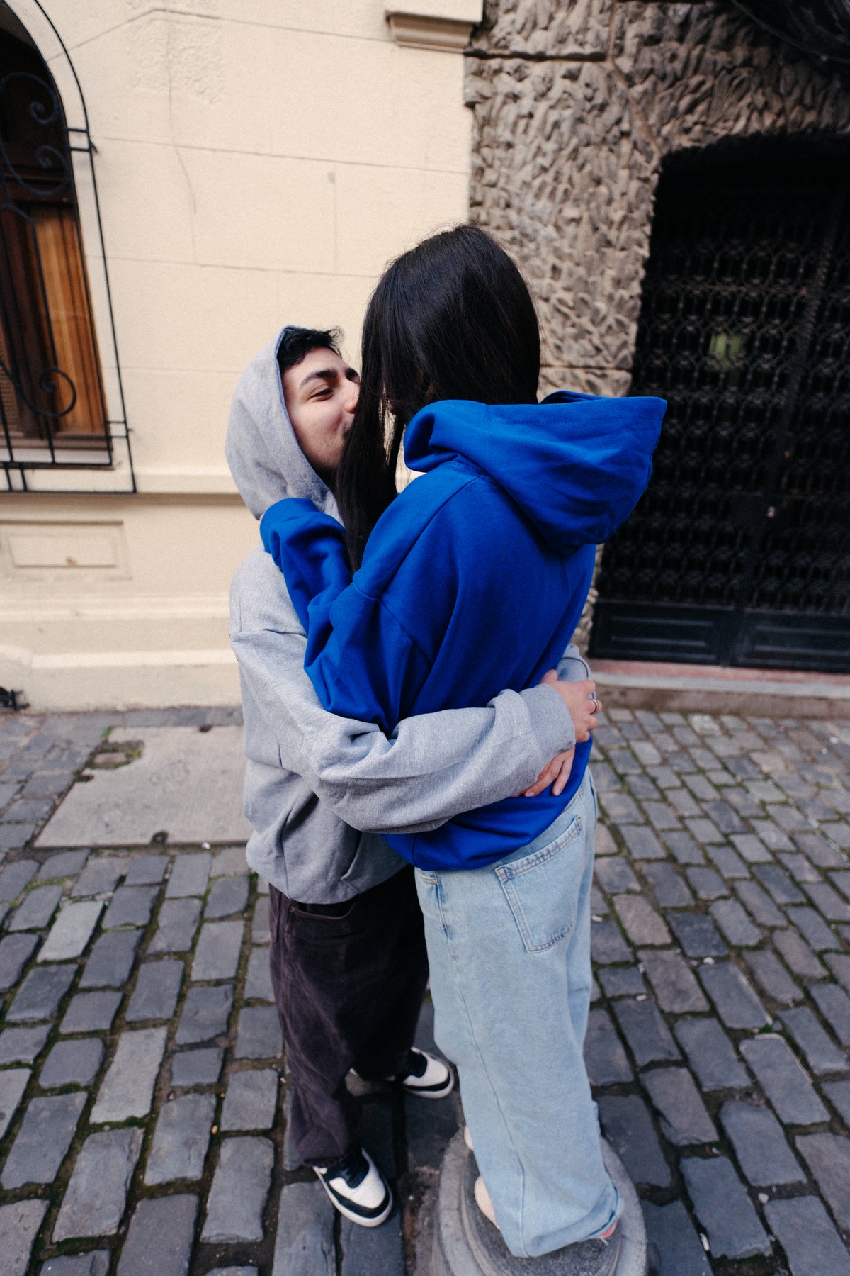 Basic Blue - Hoodie Mangas Globo