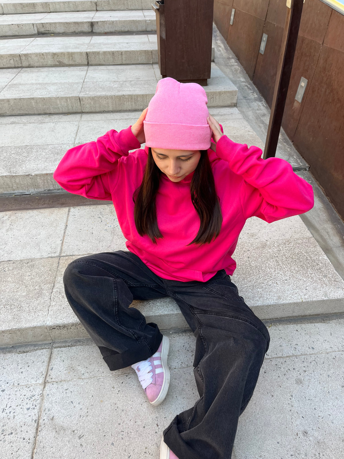 Basic Fuscia - Hoodie Classic