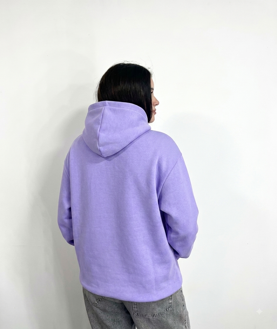 Basic lila  - Hoodie Classic