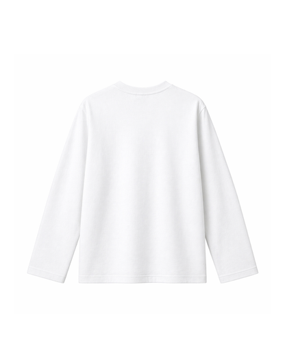 T-Shirt Manga Larga - Basic White