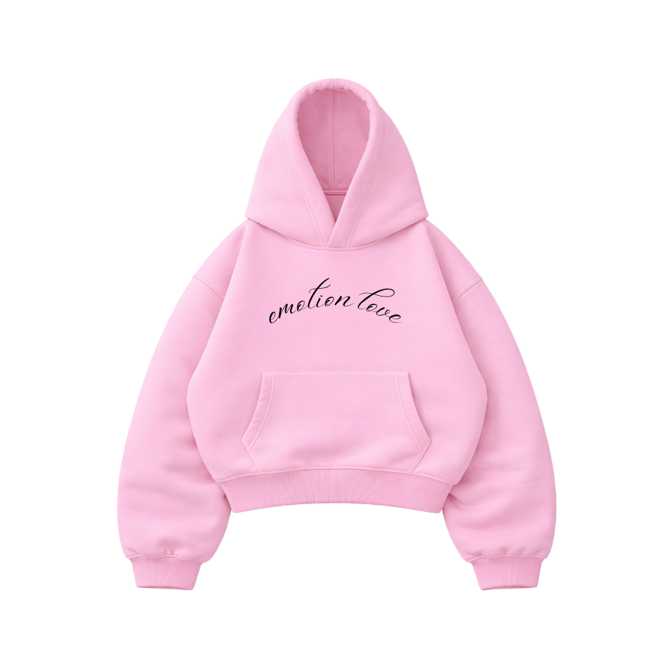 In Love - Hoodie Mangas Globo Pink