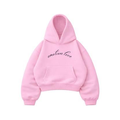 In Love - Hoodie Mangas Globo Pink