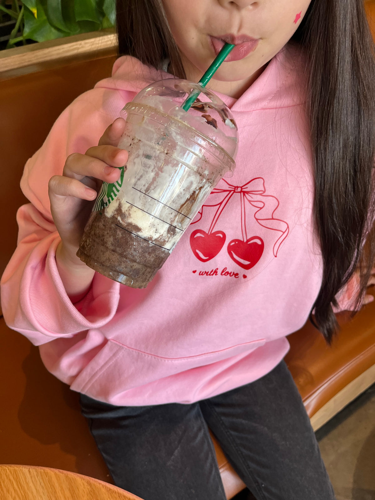 With Love - Hoodie Mangas Globos Pink