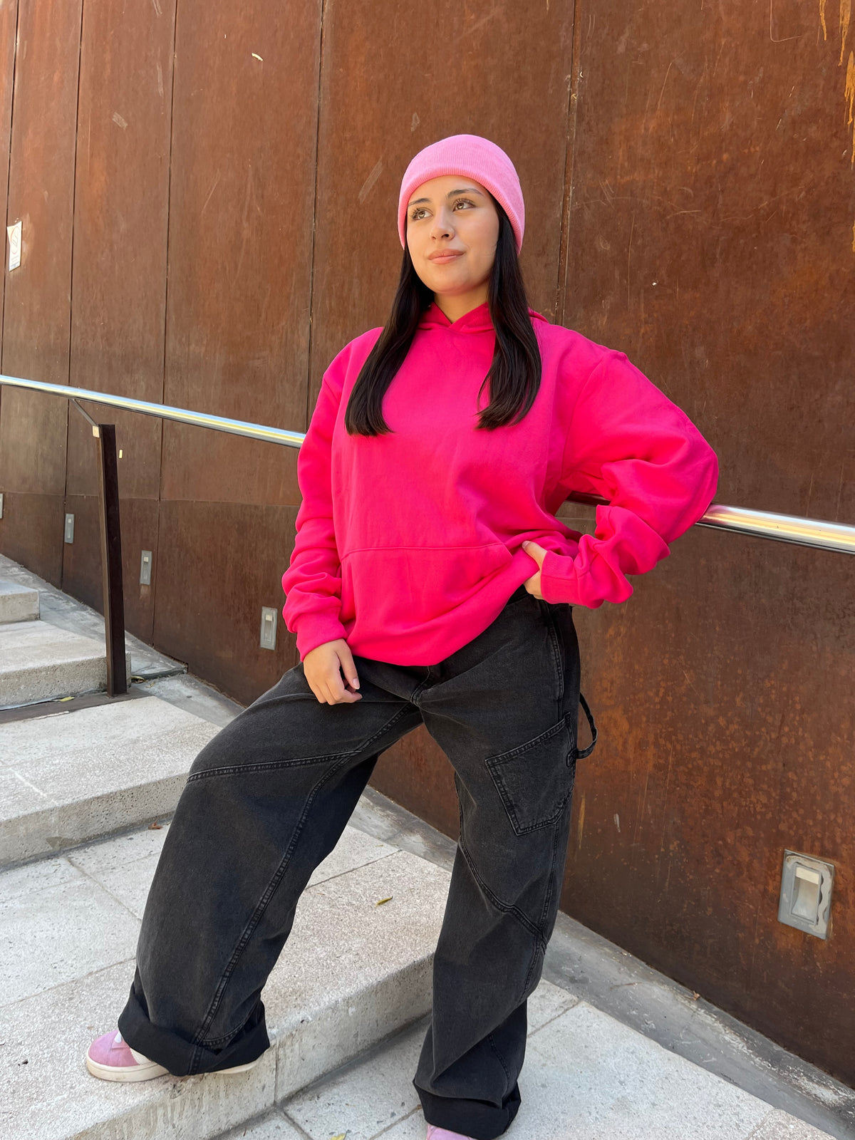 Basic Fuscia - Hoodie Classic