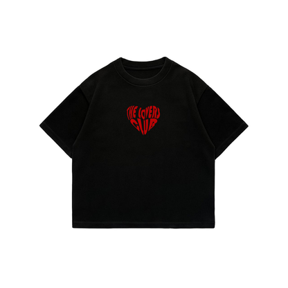 The Lovers Club -  Premium Boxy T-Shirt black puff