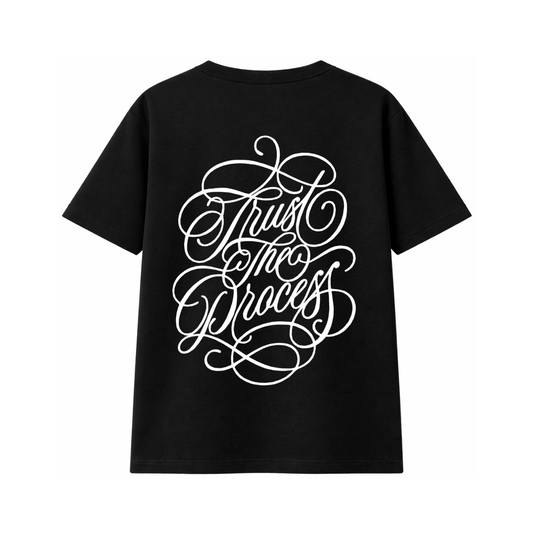 Trust The Process - Premium Clasic T-Shirt black