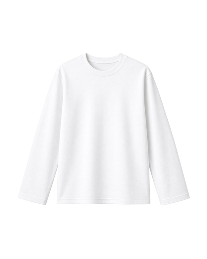 T-Shirt Manga Larga - Basic White