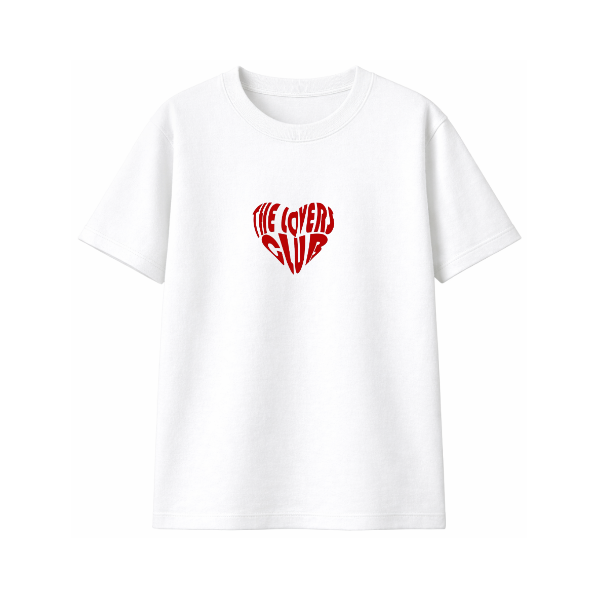 The lovers club - Premium Clasic T-Shirt white puff