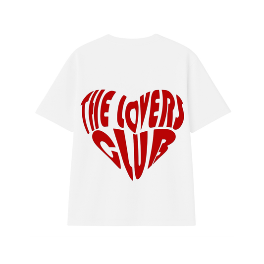 The lovers club - Premium Clasic T-Shirt white puff