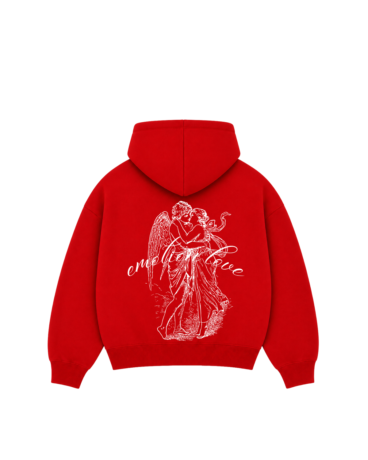 In Love - Hoodie zip Clásico red