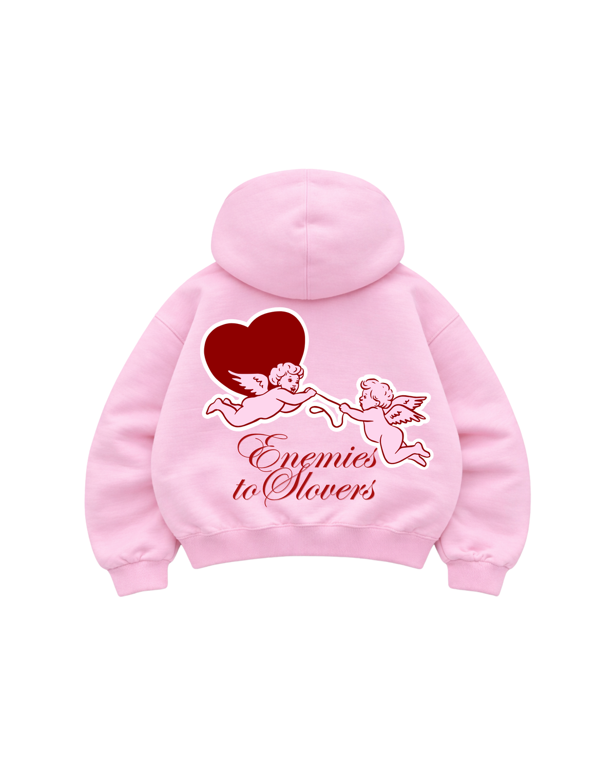 Enemies To Lovers - Hoodie Mangas Globo Pink