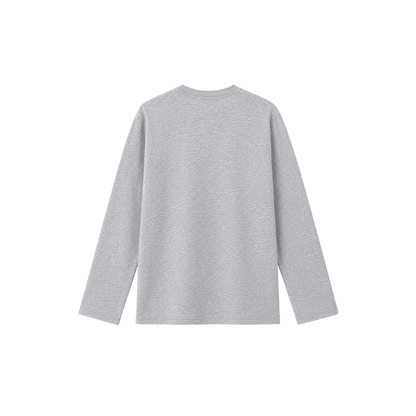 T-Shirt Manga Larga - Basic Grey