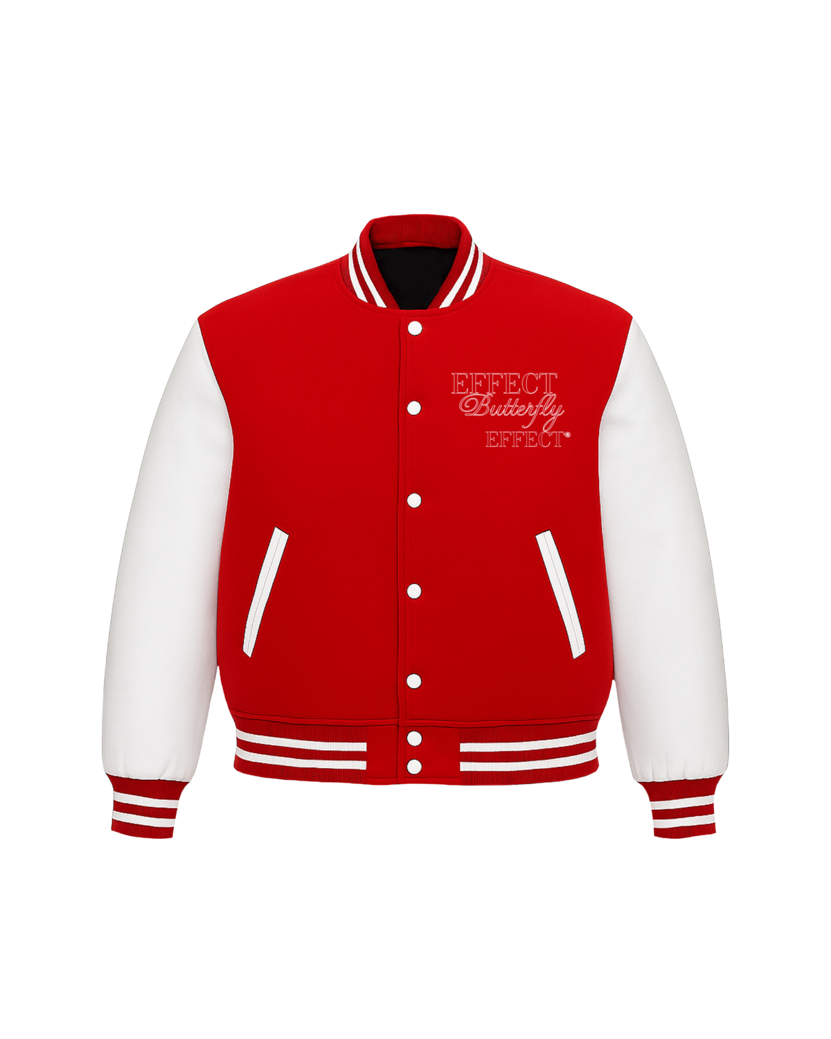 Effect Butterfly  - Varsity Jackets red