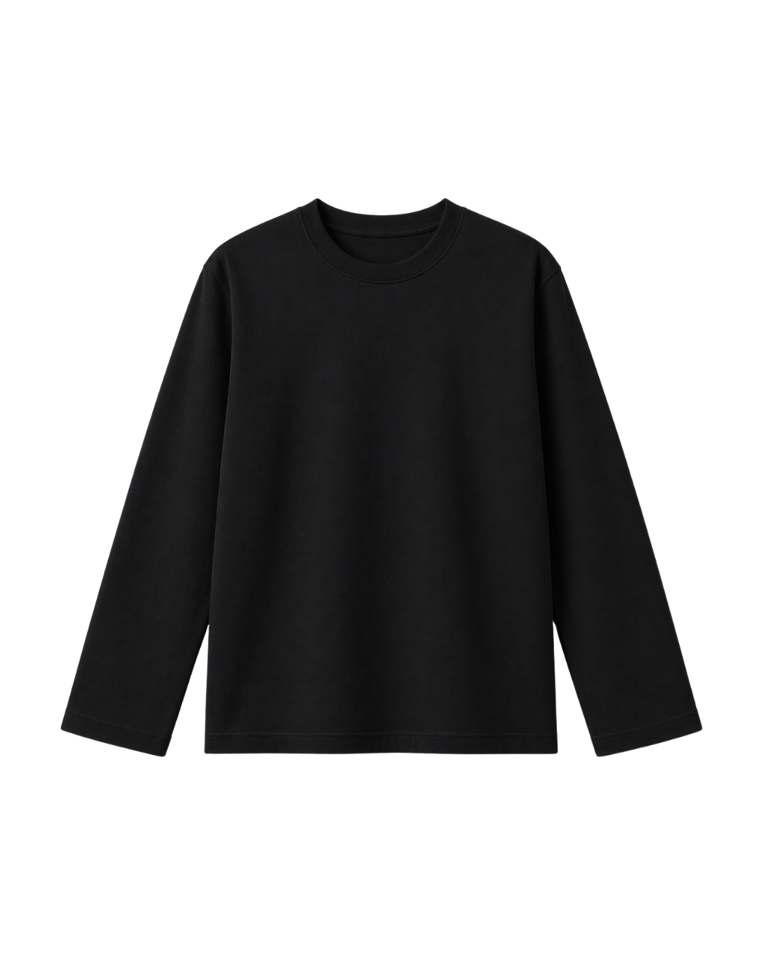 T-Shirt Manga Larga - Basic Black
