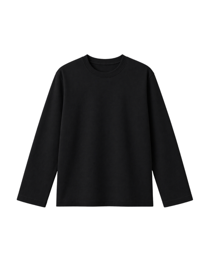 T-Shirt Manga Larga - Basic Black