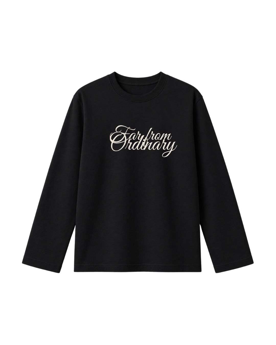 Far From Ordinary  - Camiseta Manga Larga black