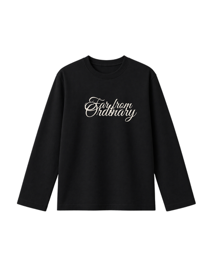 Far From Ordinary  - Camiseta Manga Larga black