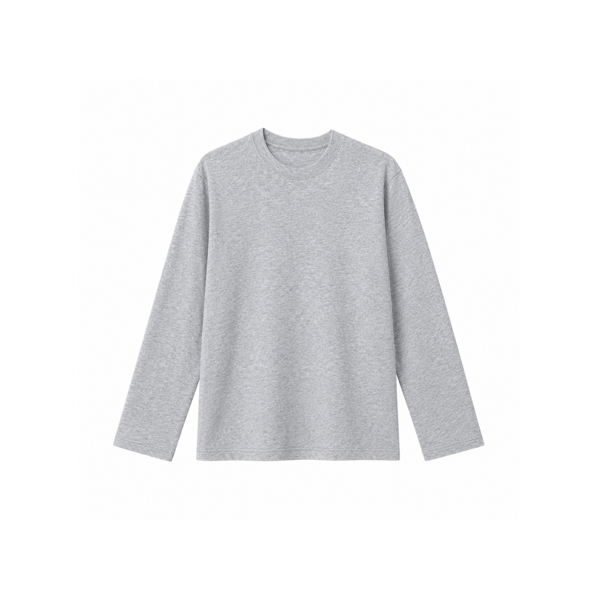 T-Shirt Manga Larga - Basic Grey