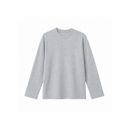 T-Shirt Manga Larga - Basic Grey
