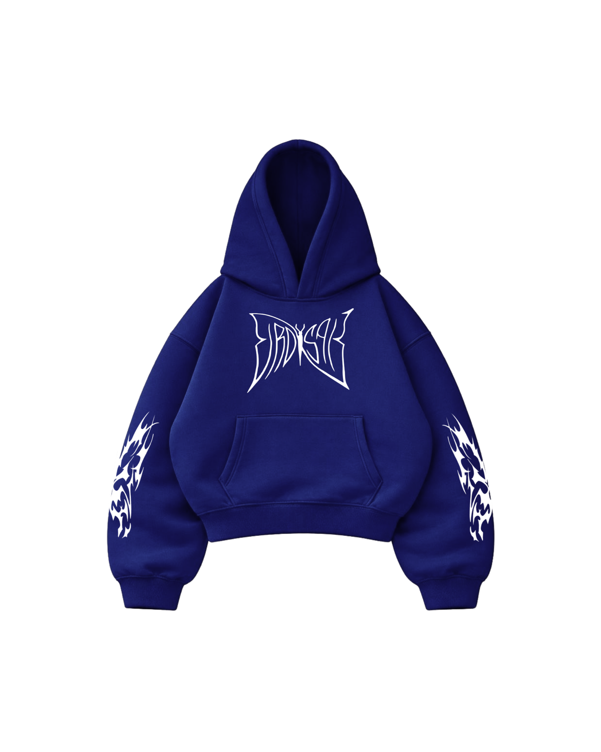 Butterfly Emblem - Hoodie Mangas Globos Blue France