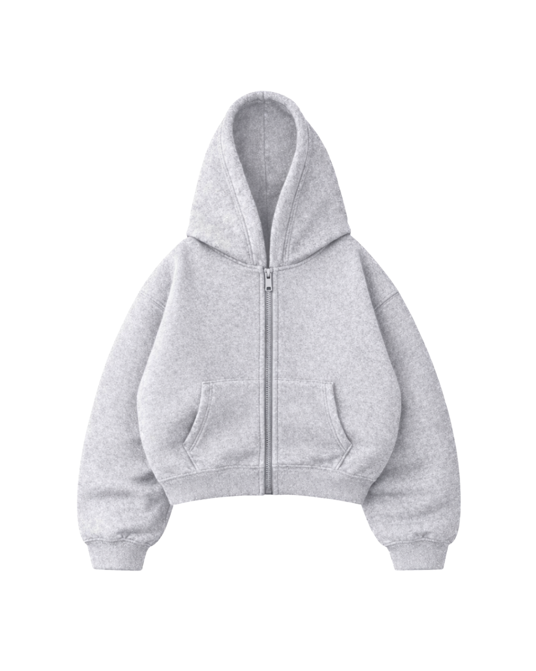 The Lovers Club - Hoodie Zip Mangas Globos Gris