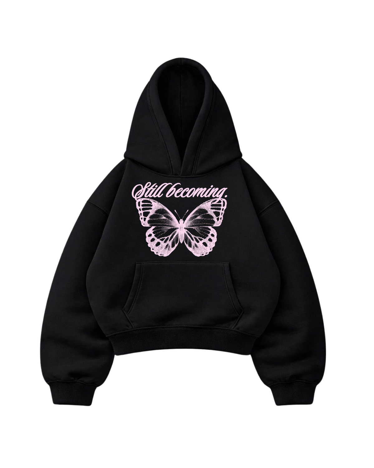 Still becoming - Hoodie Mangas Globo Black