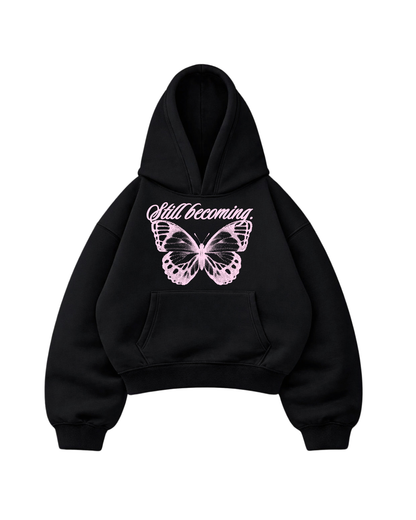 Still becoming - Hoodie Mangas Globo Black
