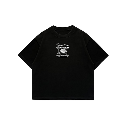 Speed - Premium Boxy T-Shirt black