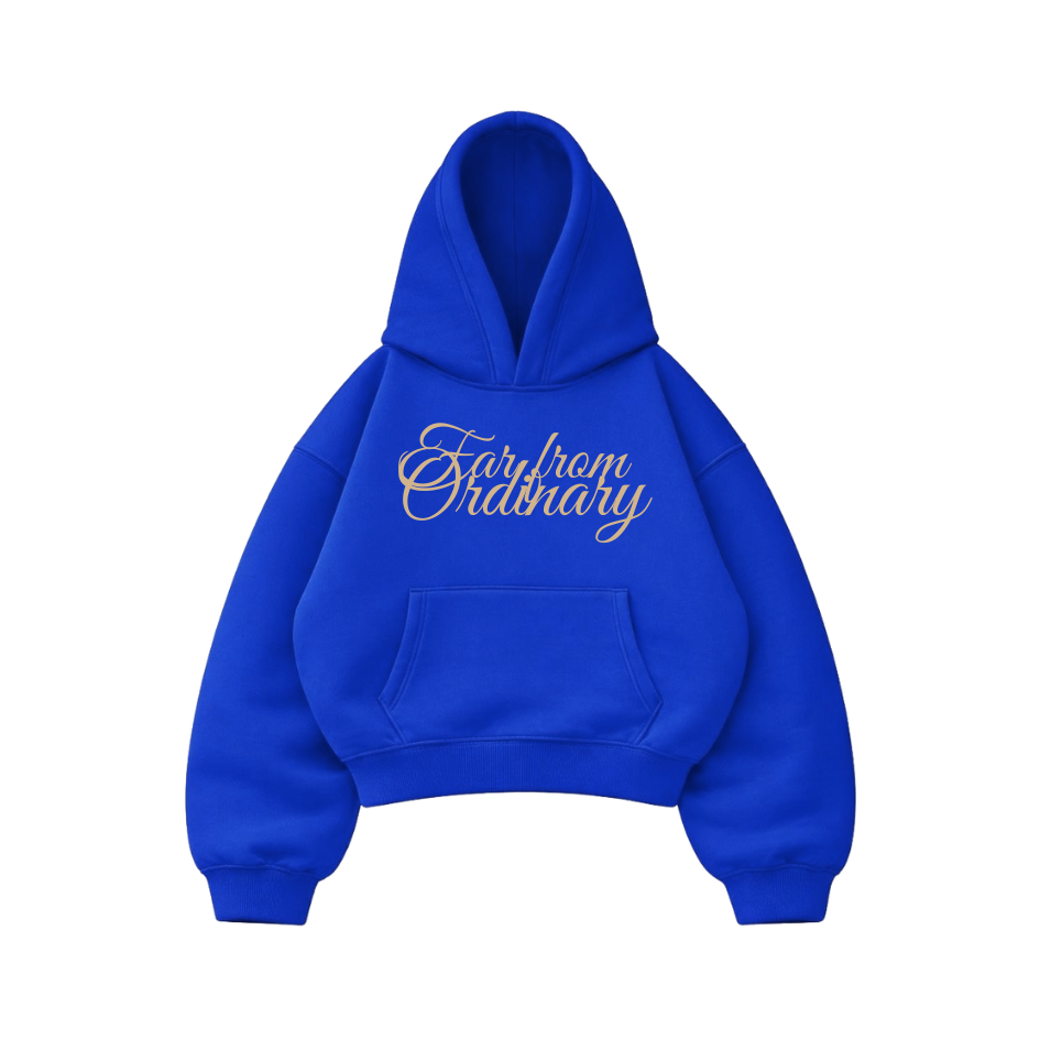 Far From Ordinary Blue - Hoodie Mangas Globo