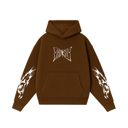 Buttefly Emblem - Hoodie clásico coffe