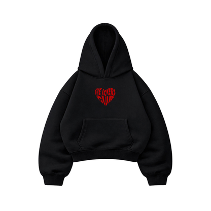 The Lovers Club - Hoodie Mangas Globo Black
