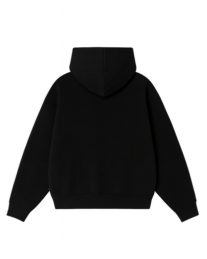 Basic Black - Hoodie Zip Classic