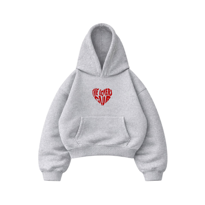 The Lovers Club - Hoodie Mangas Globo Gris