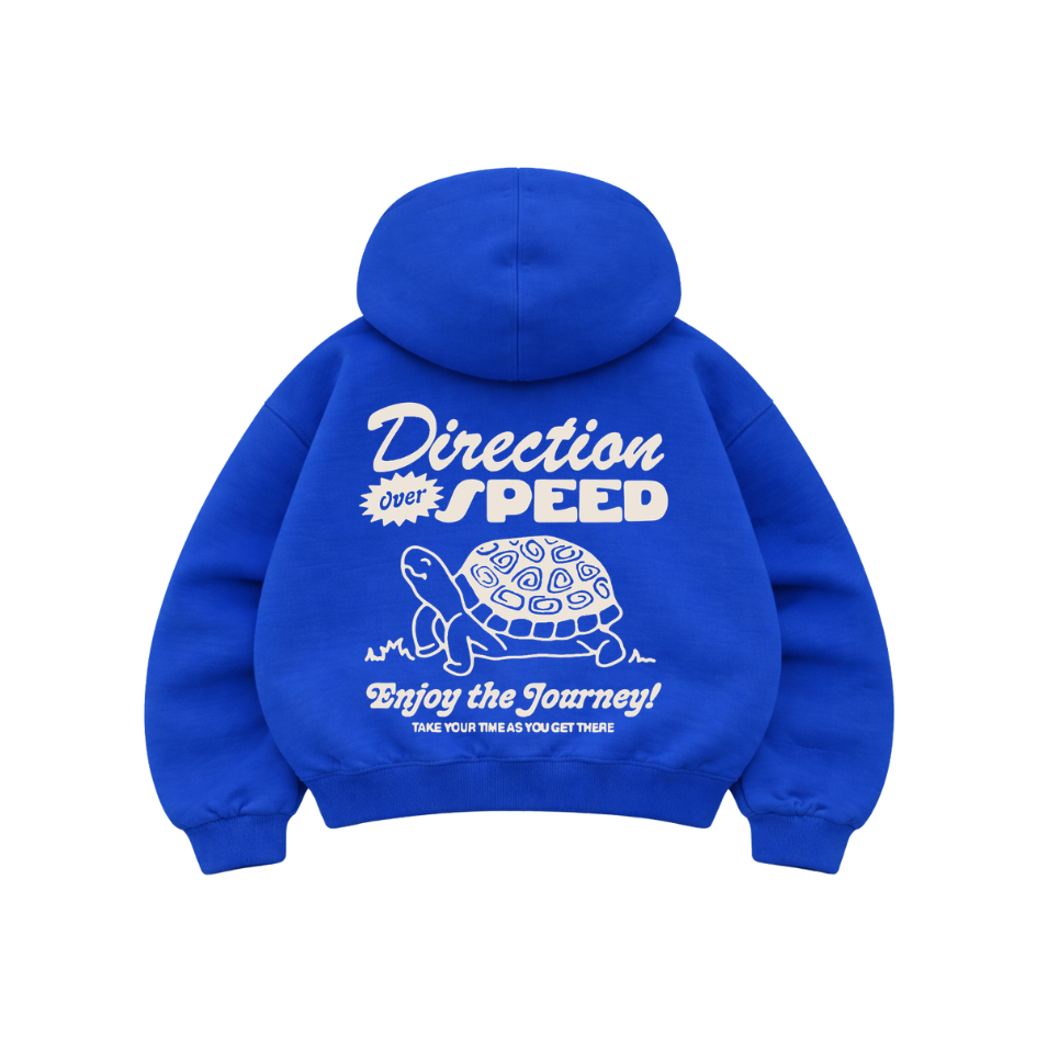 Speed - Hoodie Mangas Globo Blue