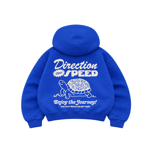 Speed - Hoodie Mangas Globo Blue